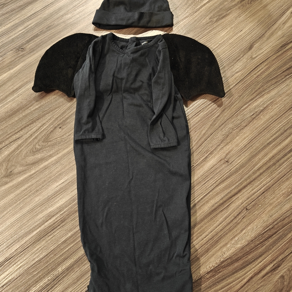 Pottery Barn Kids Black Bat Costume with Wings